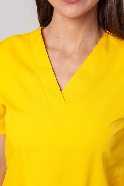Lékařská dámská halena Sunrise Uniforms Basic Light žlutá-2
