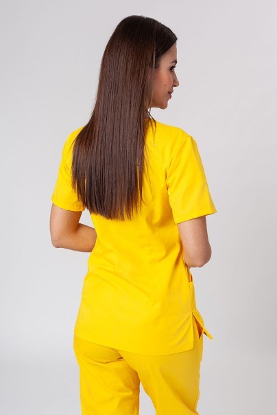 Lékařská dámská halena Sunrise Uniforms Basic Light žlutá-1