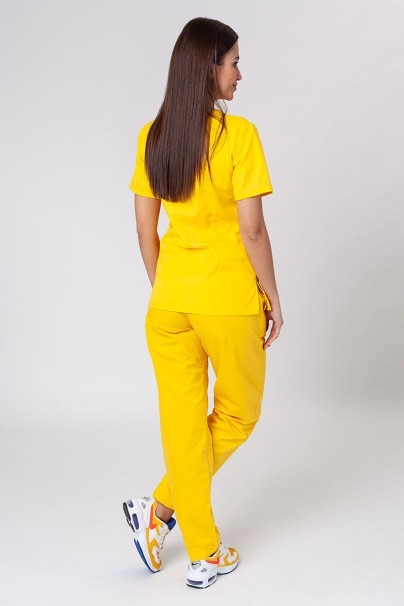 Lékařská dámská halena Sunrise Uniforms Basic Light žlutá-5