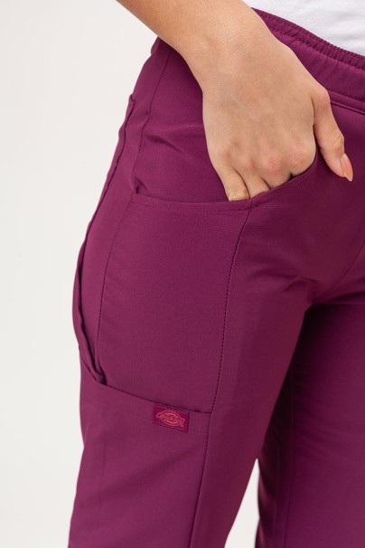 Dámské lékařské kalhoty Dickies EDS Essential Mid Rise třešňové-3