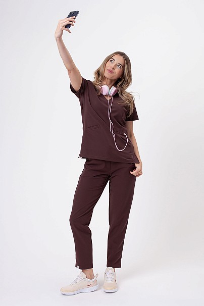 Lékařská souprava Sunrise Uniforms Premium Pride choco