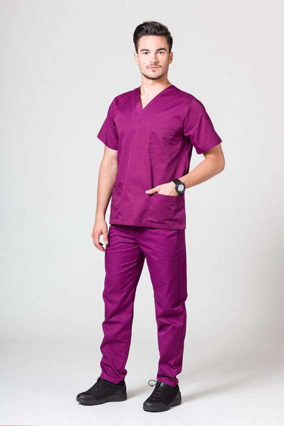 Univerzální lékařské kalhoty Sunrise Uniforms Basic Regular jasně lilkové-2