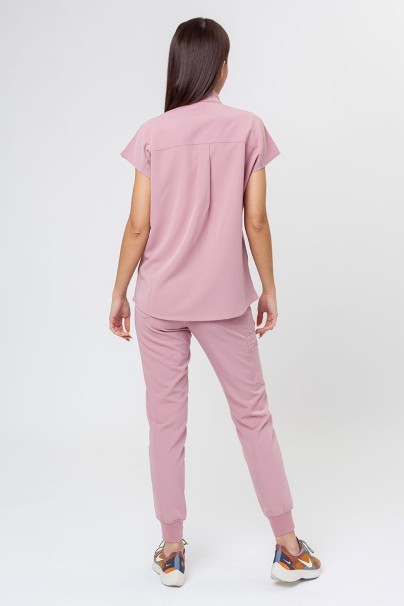 Dámská lékařská halena Uniforms World 518GTK™ Avant pastelově růžová (magnetické spony)-7