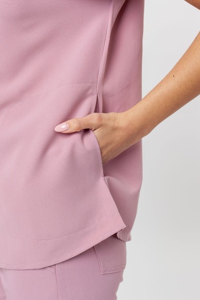 Dámská lékařská halena Uniforms World 518GTK™ Avant pastelově růžová (magnetické spony)-4