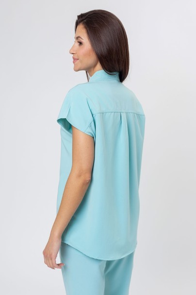 Dámská lékařská halena Uniforms World 518GTK™ Avant aqua (magnetické spony)-2
