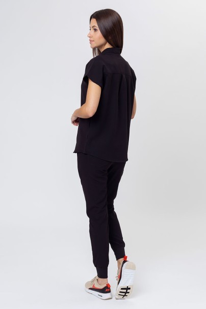 Dámská lékařská halena Uniforms World 518GTK™ Avant černá (magnetické spony)-5