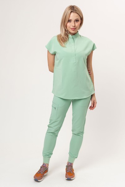 Dámská lékařská halena Uniforms World 518GTK™ Avant pistáciová (magnetické spony)-11