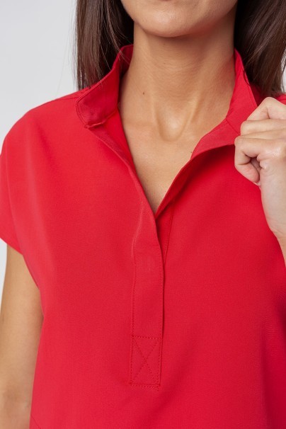 Dámská lékařská halena Uniforms World 518GTK™ Avant červená (magnetické spony)-3