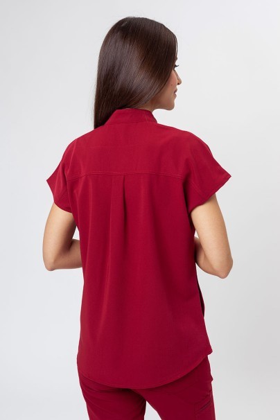 Dámská lékařská halena Uniforms World 518GTK™ Avant burgundová (magnetické spony)-2