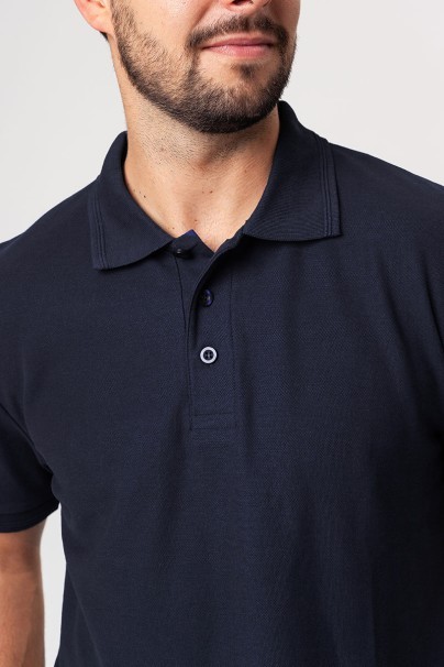 Pánské polo Malfini Pique tmavě modré modré-3