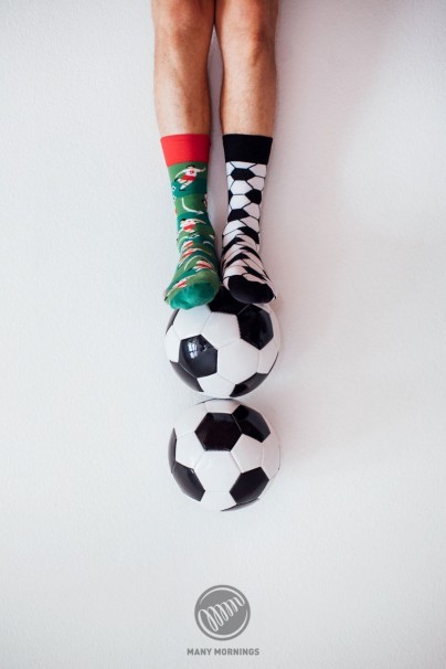 Barevné ponožky Football Fan - Many Mornings-2