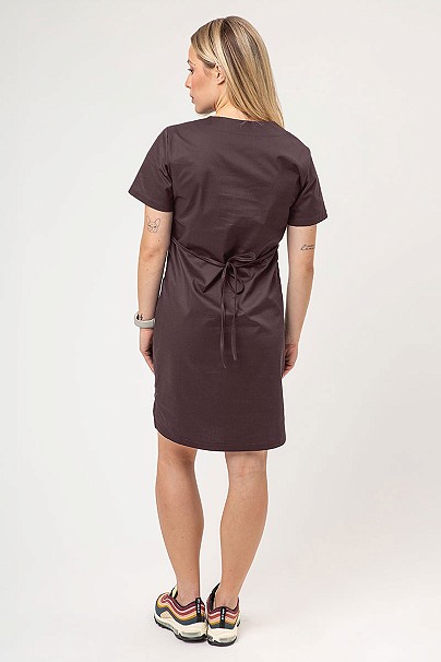 Dámské lékařské šaty Sunrise Uniforms Vital choco
