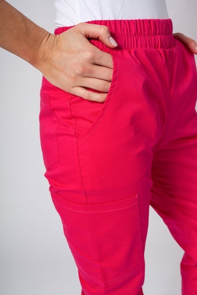 Dámské lékařské kalhoty Sunrise Uniforms Active Air jogger malinové-2