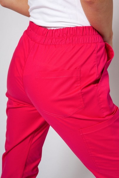 Dámské lékařské kalhoty Sunrise Uniforms Active Air jogger malinové-3