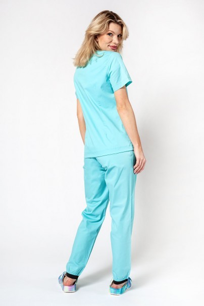 Dámské lékařské kalhoty Sunrise Uniforms Active Loose aqua-7