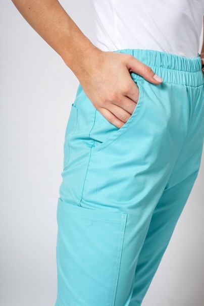 Dámské lékařské kalhoty Sunrise Uniforms Active Air jogger aqua-2