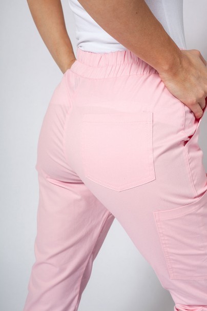 Dámské lékařské kalhoty Sunrise Uniforms Active Air jogger růžové-3