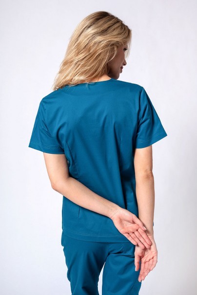 Dámská lékařská halena Sunrise Uniforms Active Bloom karaibsky modrá-1