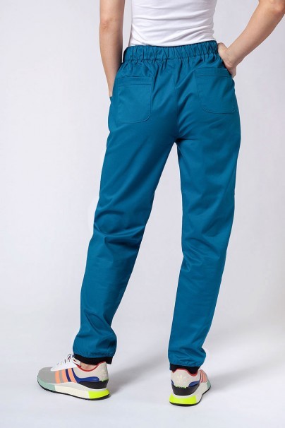 Dámské lékařské kalhoty Sunrise Uniforms Active Loose karaibsky modré-2