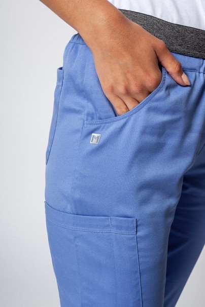 Dámské lékařské kalhoty Maevn Matrix semi-jogger klasicky modré-3