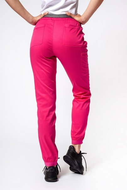 Dámské lékařské kalhoty Maevn Matrix Contrast semi-jogger růžové-2