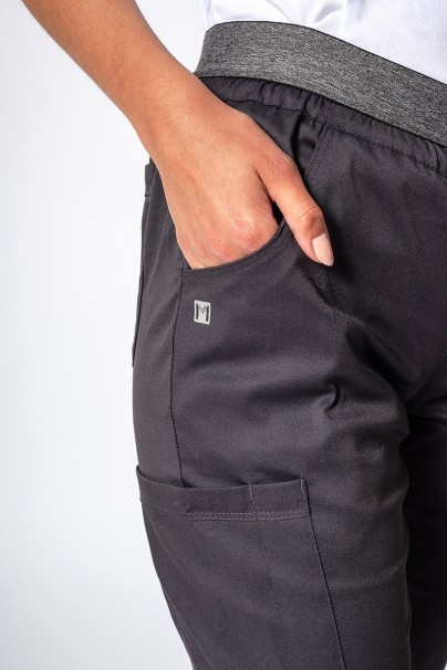 Dámské lékařské kalhoty Maevn Matrix Contrast semi-jogger šedé-3
