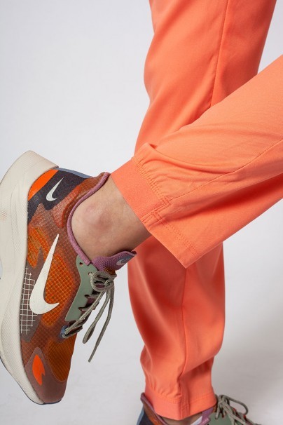 Dámské lékařské kalhoty Maevn Matrix Contrast semi-jogger lososové-5