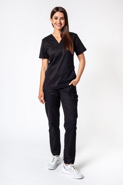 Dámské lékařské kalhoty Sunrise Uniforms Active Loose černé-6
