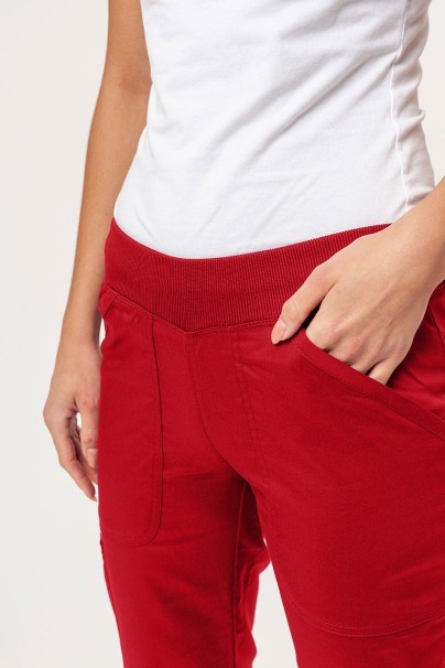 Dámské lékařské kalhoty Cherokee Revolution Straight Leg červené-2