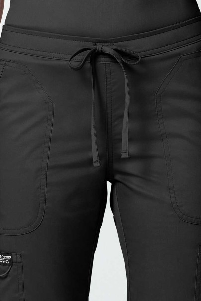 Dámské lékařské kalhoty Cherokee Revolution Flare Leg černé-3