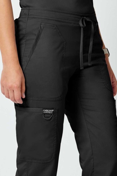 Dámské lékařské kalhoty Cherokee Revolution Flare Leg černé-2