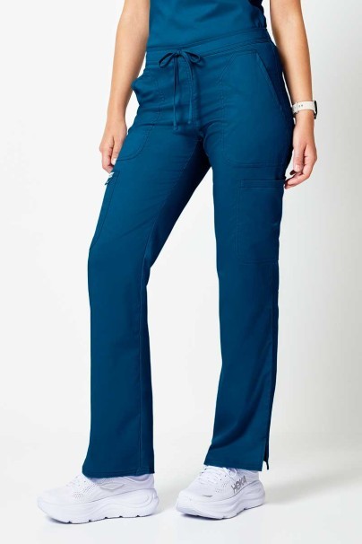 Dámské lékařské kalhoty Cherokee Revolution Flare Leg karaibsky modré-2