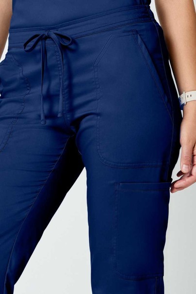 Dámské lékařské kalhoty Cherokee Revolution Flare Leg námořnická modř-4