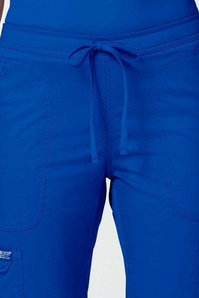 Dámské lékařské kalhoty Cherokee Revolution Flare Leg královsky modré-2