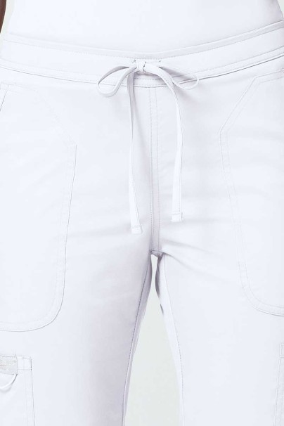 Dámské lékařské kalhoty Cherokee Revolution Flare Leg bílé-2