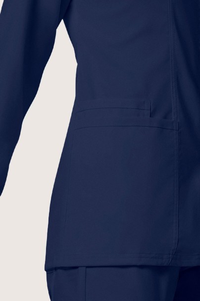 Dámská lékařská halena na zapínání Cherokee Revolution Snap námořnická modř-5