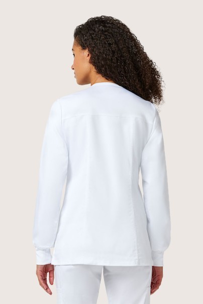 Dámská lékařská halena na zapínání Cherokee Revolution Snap bílá-1