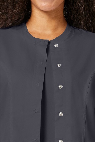 Dámská lékařská halena na zapínání Cherokee Revolution Snap šedá-2