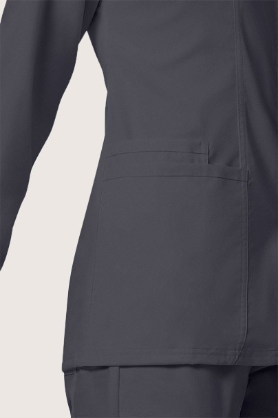 Dámská lékařská halena na zapínání Cherokee Revolution Snap šedá-5