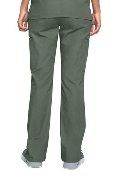 Dámské lékařské kalhoty Cherokee Originals Natural Rise olivkové-1