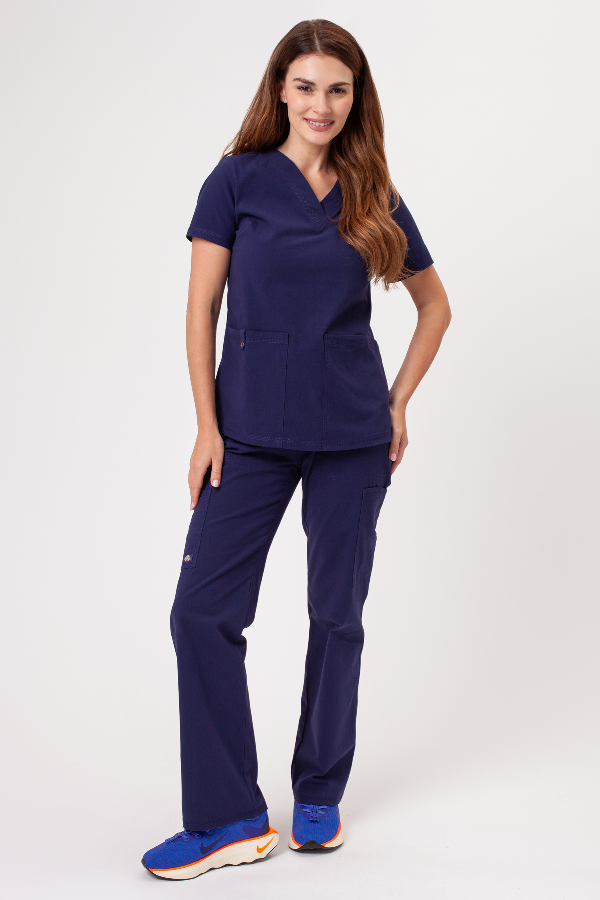 Dámská lékařská souprava Dickies Forge V-neck námořnická modř