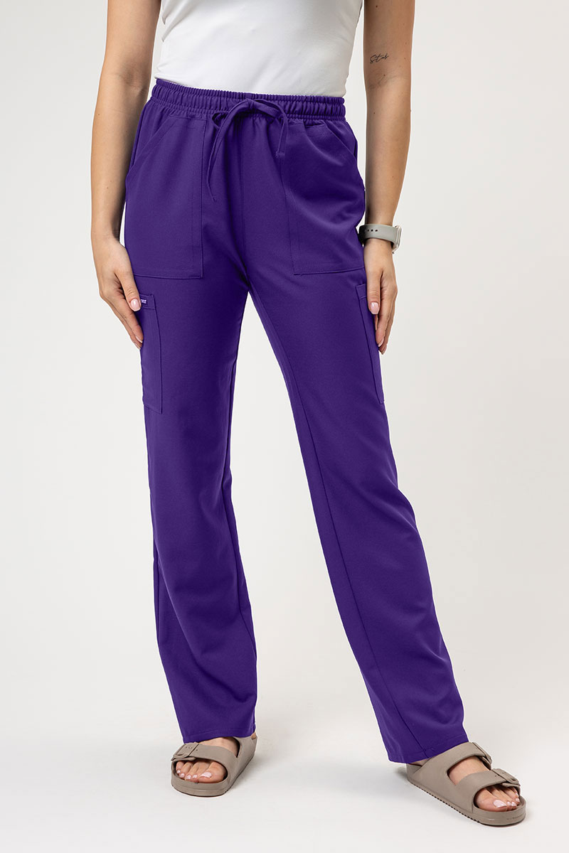 Dámské lékařské kalhoty Cherokee Ultra Cargo fialové