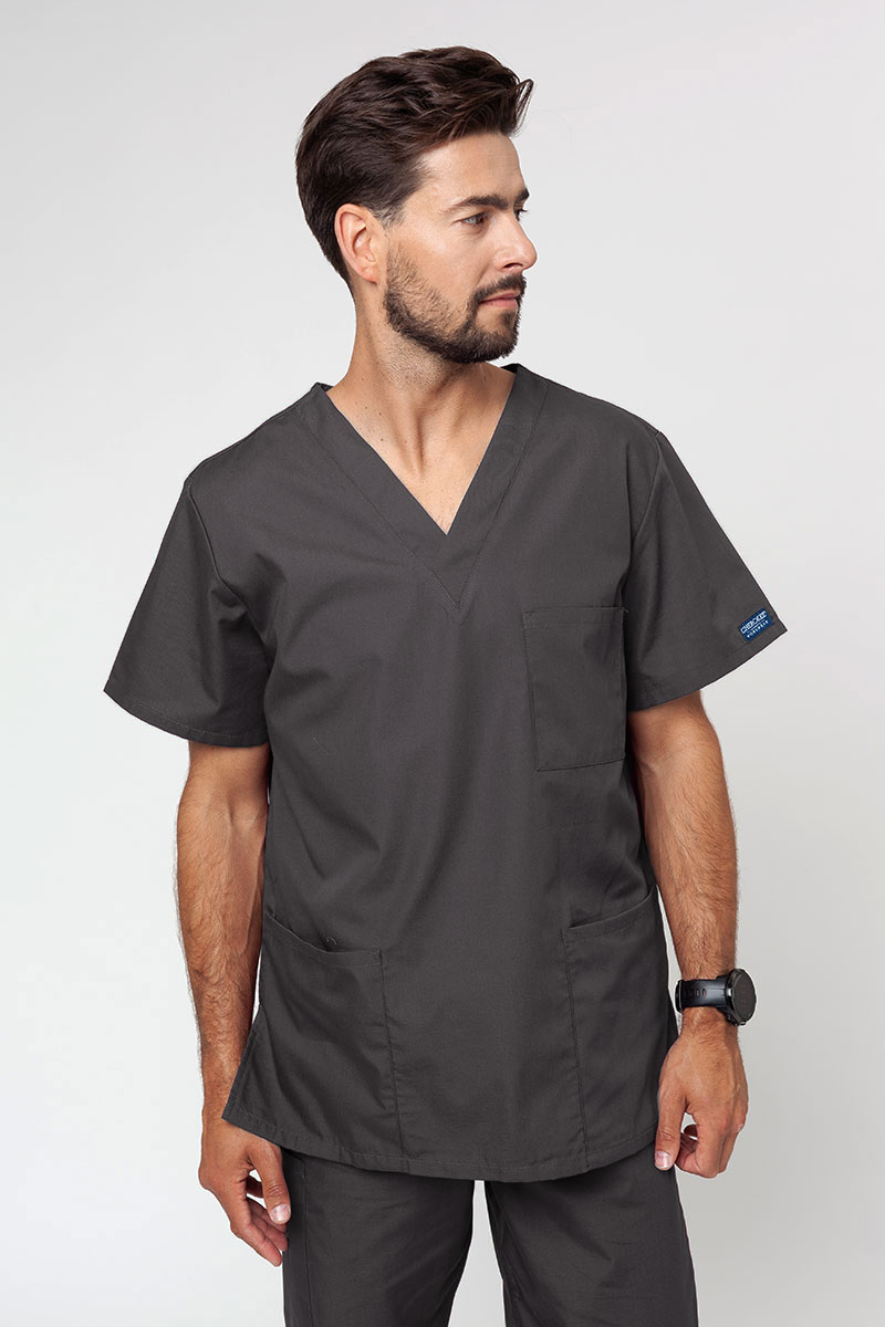 Pánská lékařská halena Cherokee Originals V-neck Top Men šedá