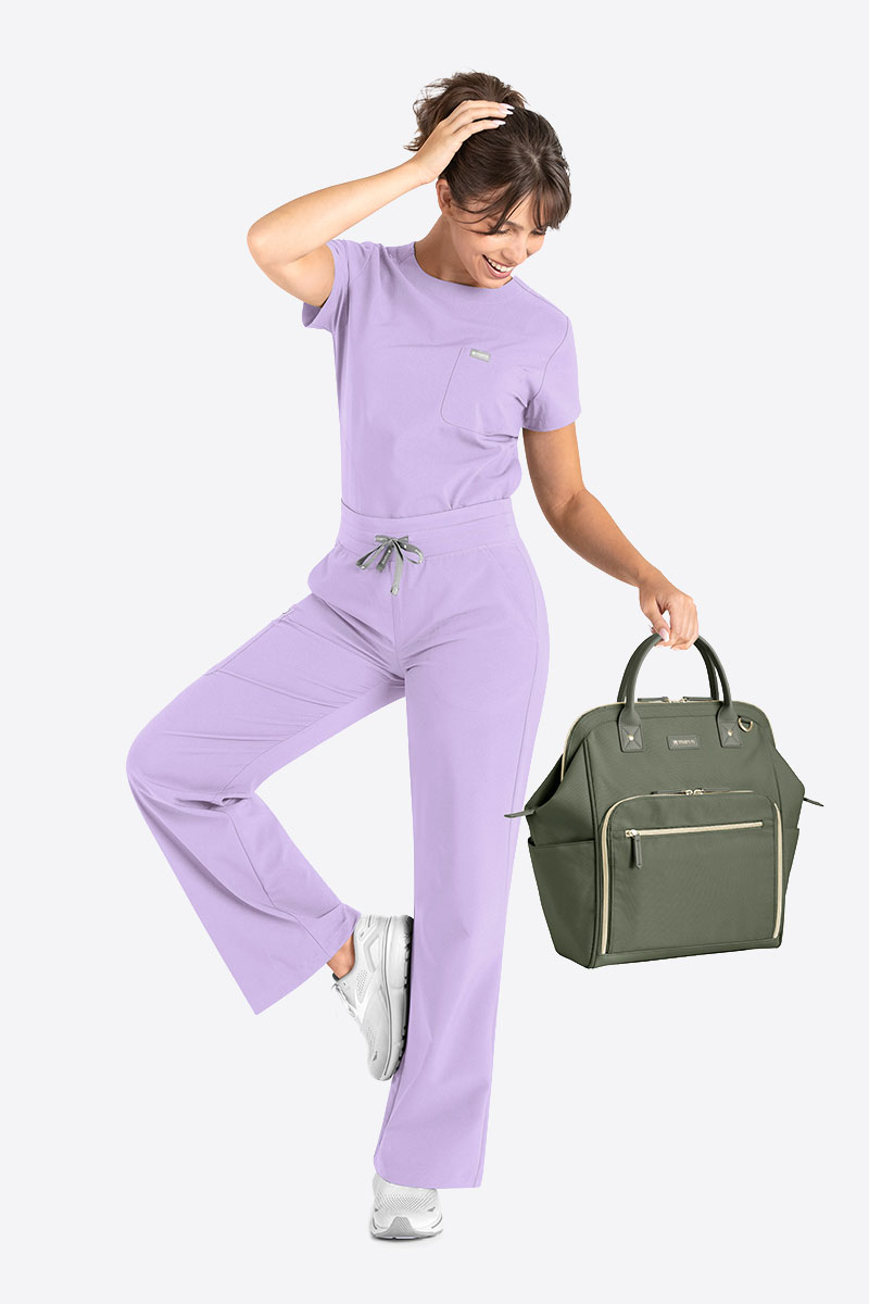 Dámská lékařská souprava Maevn Momentum Round lavendulová