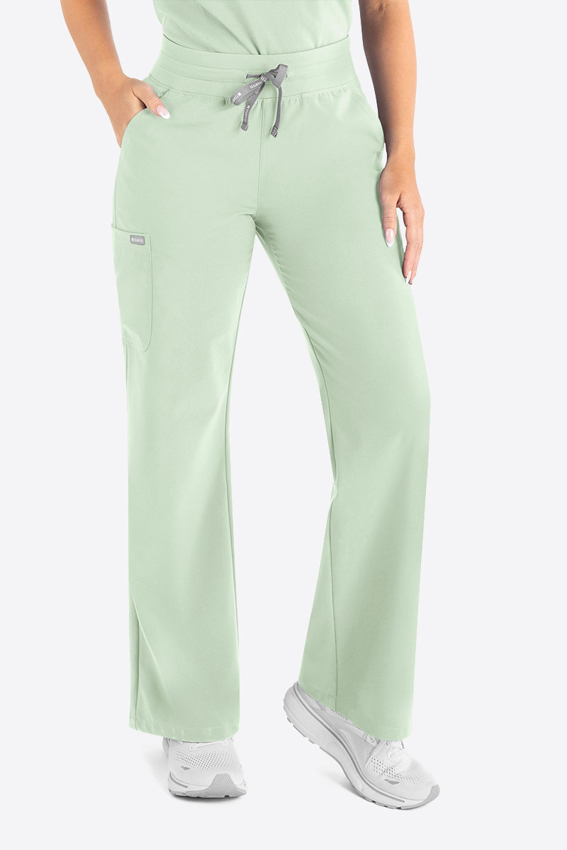 Dámské lékařské kalhoty Maevn Momentum Wide Leg mátové