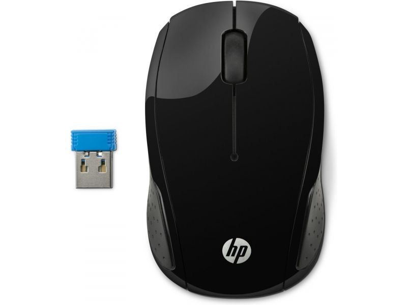 Černá bezdrátová myš HP