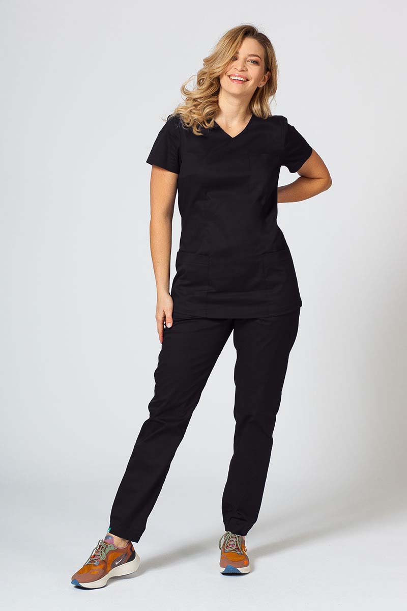 Lékařská souprava Sunrise Uniforms Active II (halena Fit, kalhoty Loose) černá