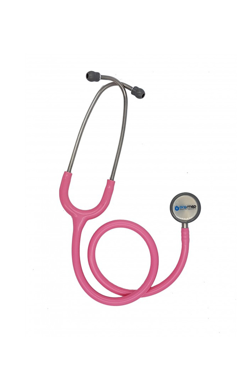 Pediatrický stetoskop Oromed, oboustranný - růžový