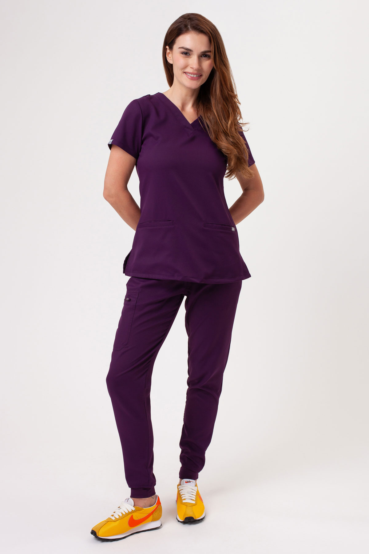 Dámská lékařská souprava Sunrise Lite Fit jogger lilková
