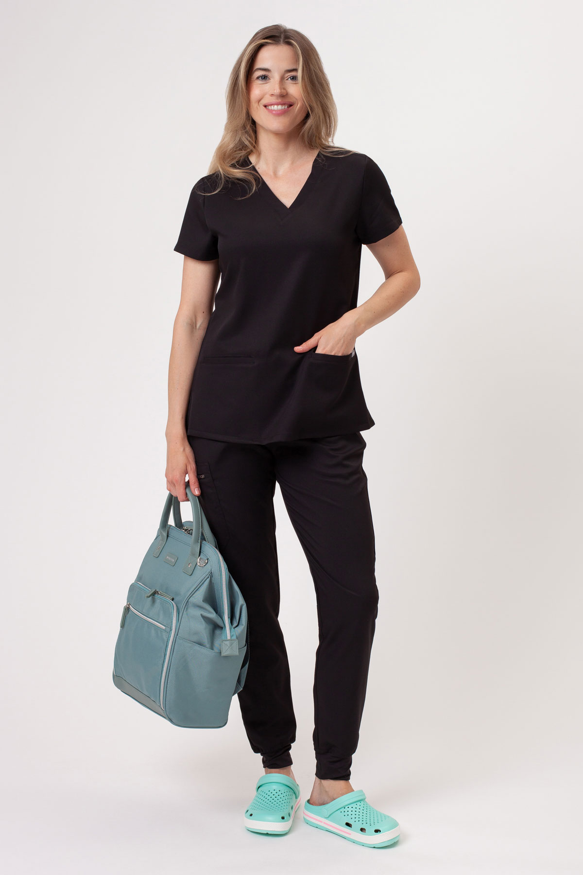 Dámská lékařská souprava Sunrise Lite Fit jogger černá